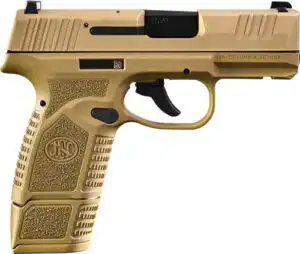 FN REFLEX 9MM LUGER - 1-11RD 1-15RD FDE  NO SAFETY