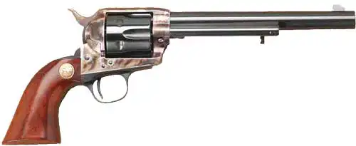 CIMARRON P-MODEL 38SP/357MAG - PW FS 7.5" CC/BLUED WALNUT