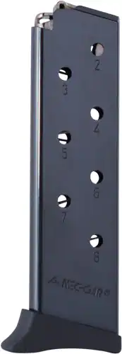 MEC-GAR MAGAZINE BERSA THUNDER - 380ACP 8RD FINGER REST BLUED