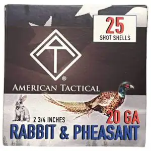 ATI Game Load Shotshell 20ga 2-3/4" 1oz 1220 fps #4 25/ct