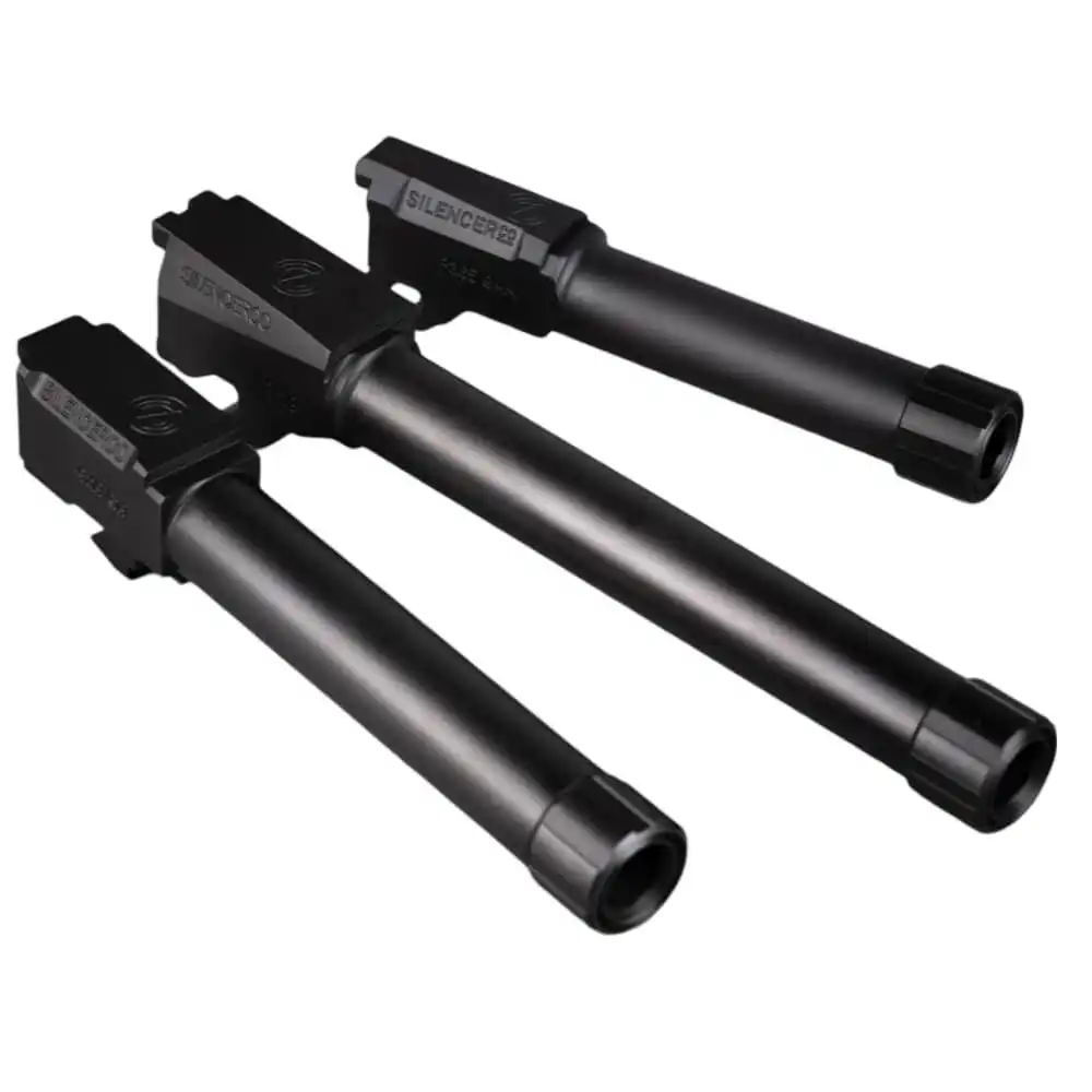 SilencerCo Threaded Barrel for S&W M&P Shield 9mm Luger 1/2x28 3.5" Black