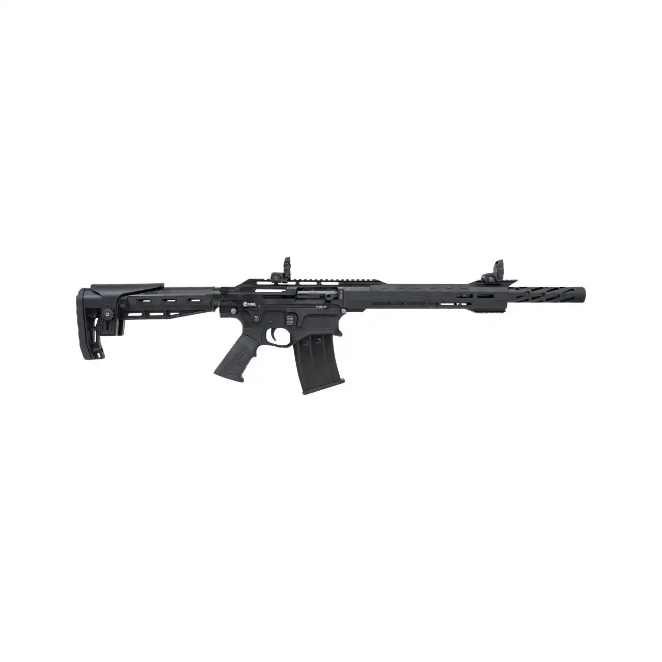 Citadel Boss-25 CA Compliant Shotgun 12ga 3" Chamber 5rd Magazine 18.75" Barrel Black