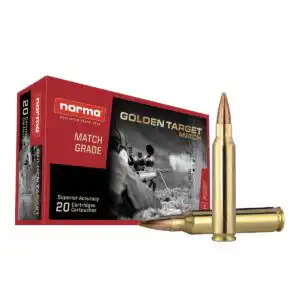 Norma Golden Target Match Rifle Ammunition .223 Rem 69 gr BTHP 2936 fps 20/ct