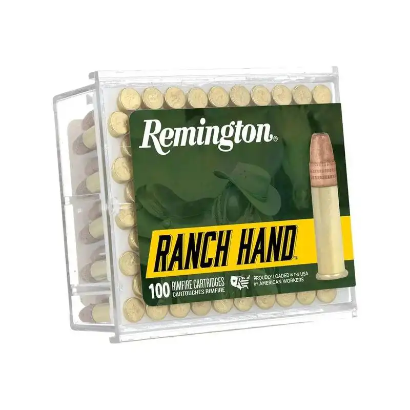Remington Ranch Hand Rimfire Ammunition .22LR 40gr CPRN 1255 fps 100/ct
