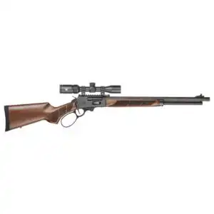 S&W Model 1854 Scoped Combo 45-70 Govt 6Rd Capacity 20" Barrel Walnut Stock/Forend Black