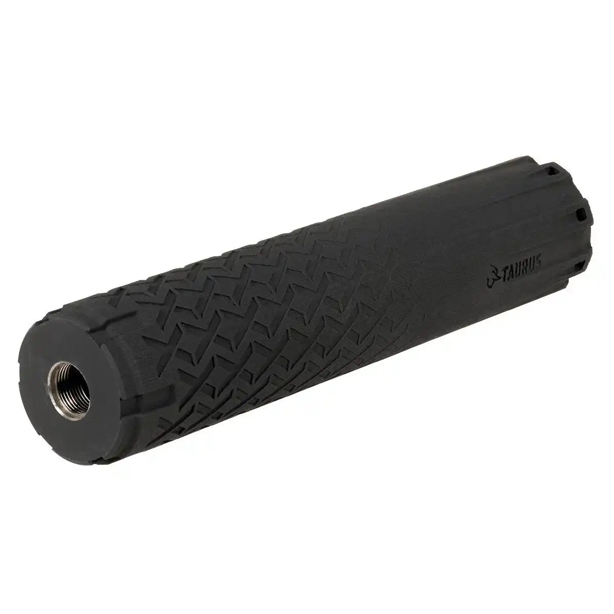 Taurus TTX9C 9mm Luger Direct Thread PCC Suppressor 1.5" Dia 7" Length Titanium Black