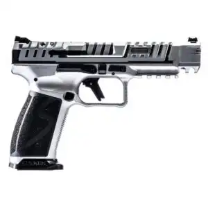 DEMO Canik SFx Rival-S Chrome Handgun 9mm Luger 18rd Magazine 5" Barrel Silver