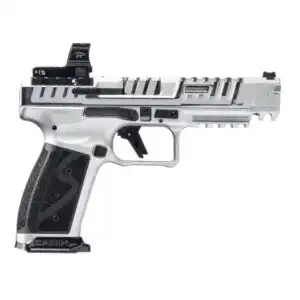 DEMO Canik SFx Rival-S Chrome Handgun 9mm Luger 18rd Magazine 5" Barrel Chrome with MO2 Optic
