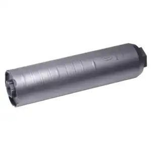 Q Trash Panda Quick Attach Suppressor 7.62mm Titanium 5/8x24 6.9" Length Bead Blast Finish Cherry Bomb Mount