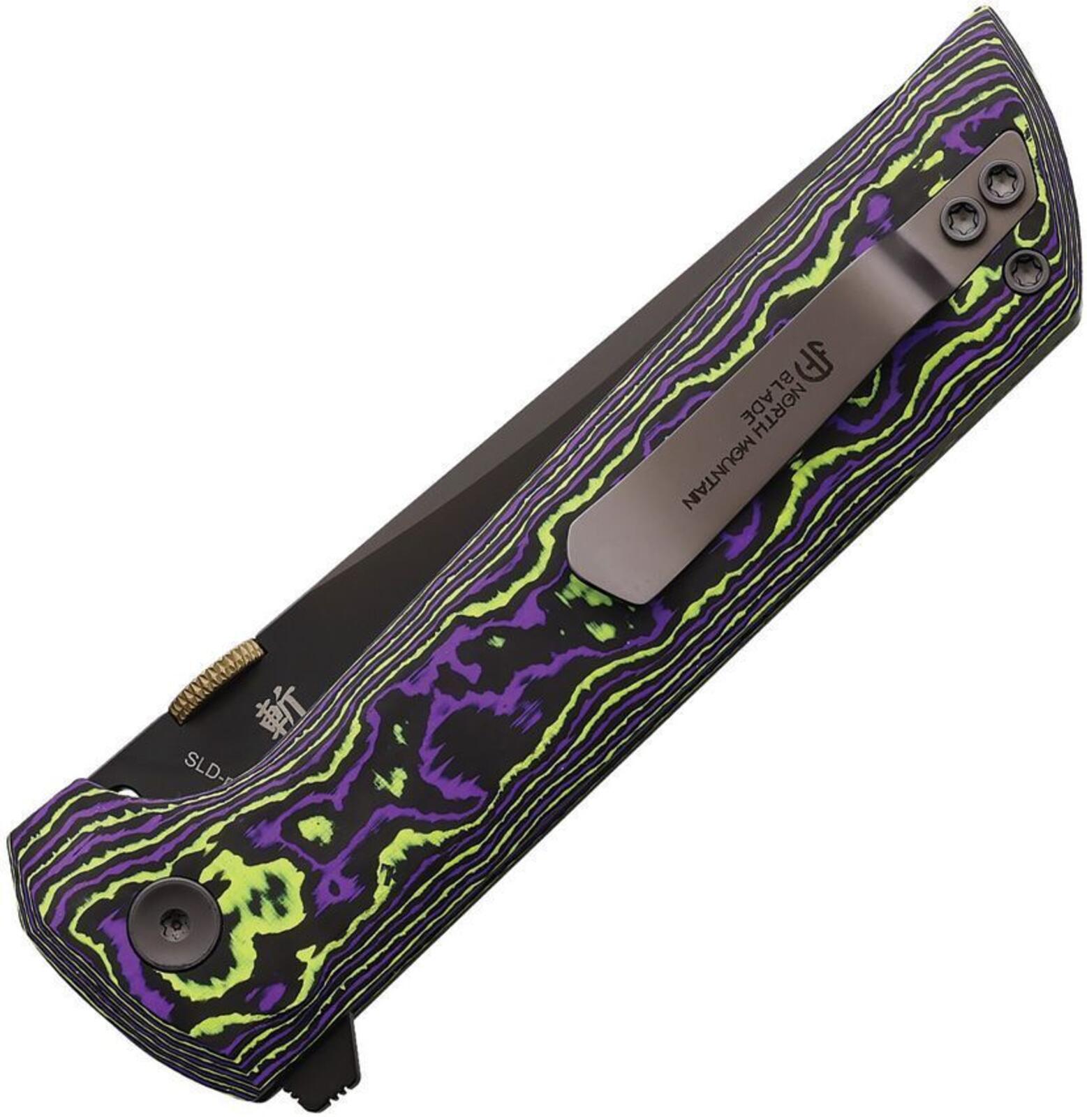 NMB North Mountain Chop 2 - Joker, Purple CF, Button Lock. NMB 2406PRCFD - Image 2