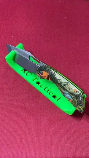 Artisan Mousebird, Painted Camp Scene, 7075 T6 Aluminum Graphic