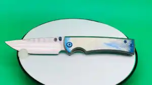 Chaves Black Label, Liberation 229 Custom - Crosshatch Blue and Olive, M390 SW