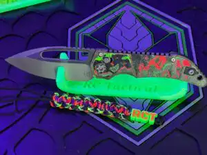 Heretic Koschei - RCT Excl, Watermelon Sugar, Magnacut Battleworn blade.