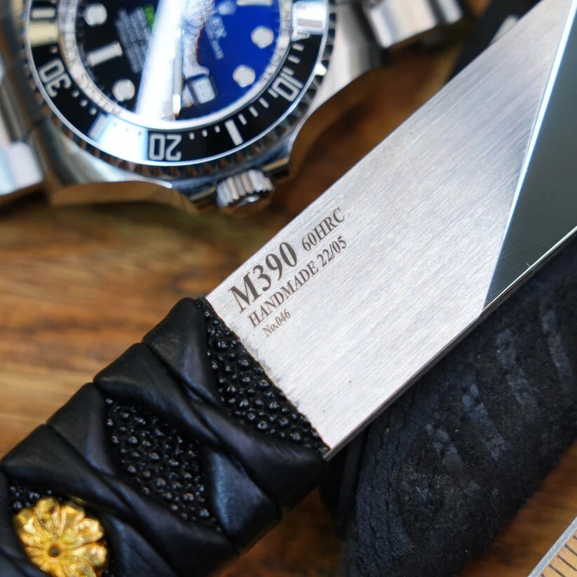 NMB North Mountain Kiridashi - M390 Mirror, Custom Handmade, Tactical Size #46 - Image 2