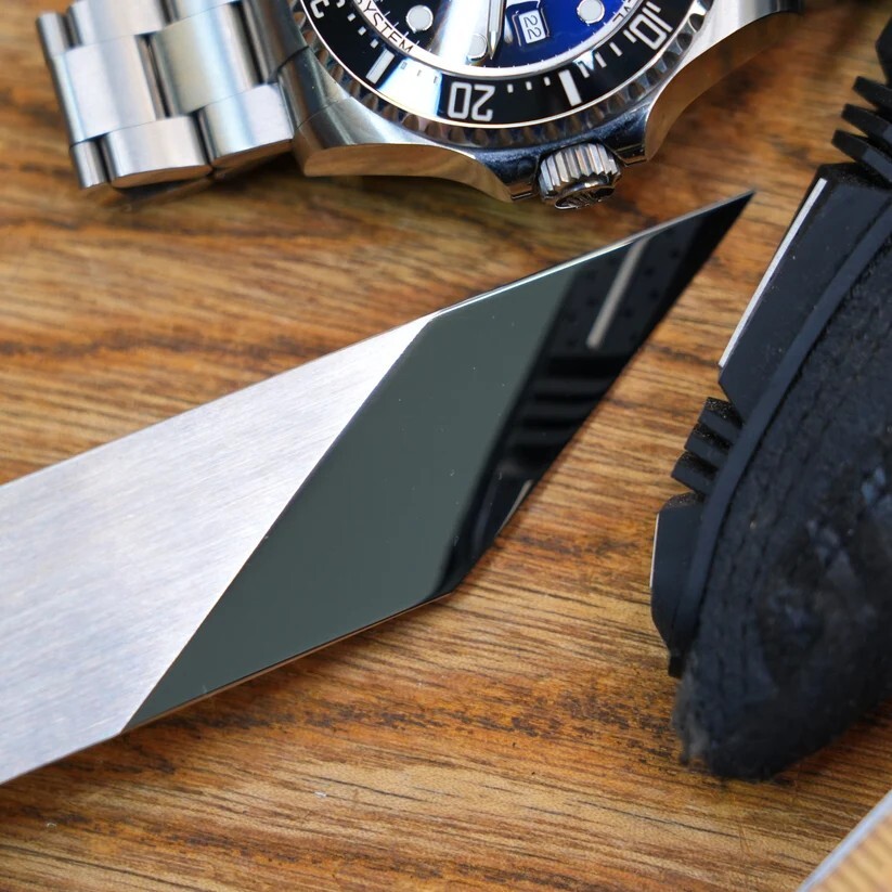 NMB North Mountain Kiridashi - M390 Mirror, Custom Handmade, Tactical Size #46 - Image 7