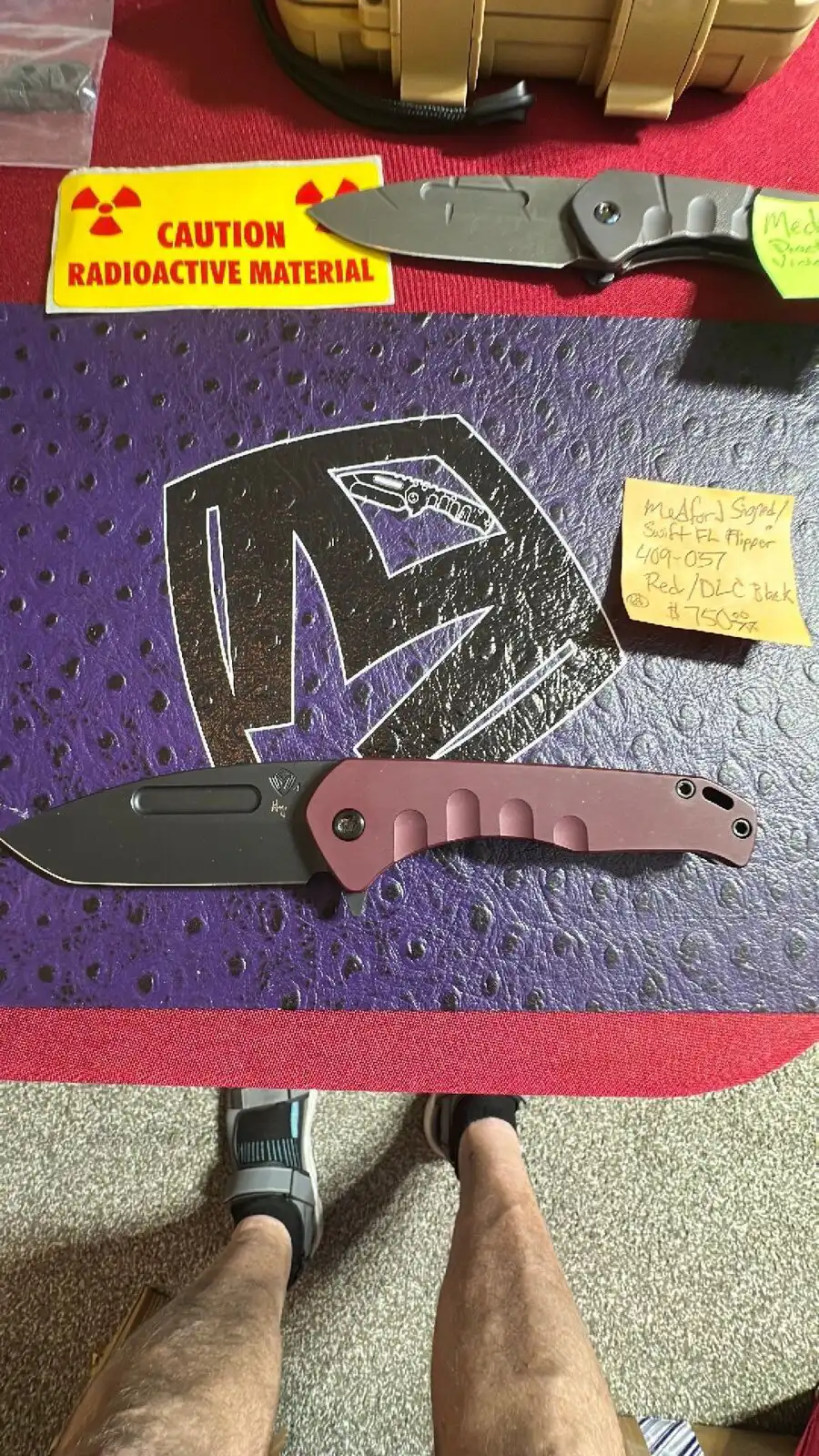 Signed! Medford Swift FL Flipper DLC, red aluminum